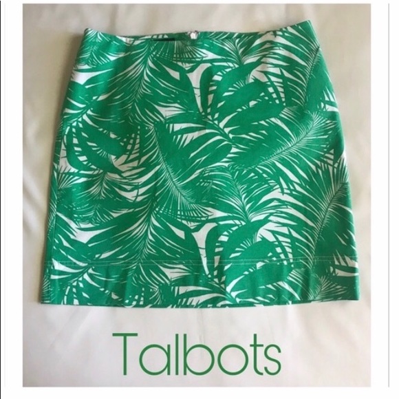 Talbots Dresses & Skirts - Talbots Palm Print Skirt